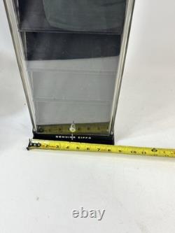 Official ZIPPO Lighter Retail Display Case withKey 21'' Store Counter Authentic