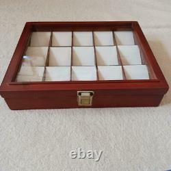 Oil Lighter Storage Wooden Display Case