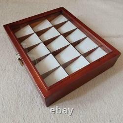 Oil Lighter Storage Wooden Display Case