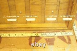 Older Chicago Cutlery Knife Hardware Store Display Case Countertop Merchandiser