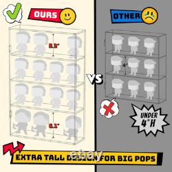 Oversized Display Case Compatible with Pop Out of Box, Acrylic Floating