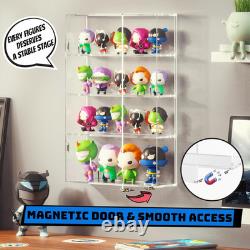 Oversized Display Case Compatible with Pop Out of Box, Acrylic Floating