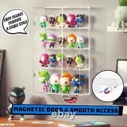 Oversized Display Case Compatible with Pop Out of Box, Acrylic Floating