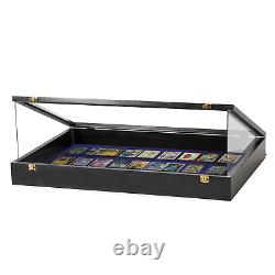 PENNZONI Trade Show Display Case Portable Black with Acrylic Side Guards