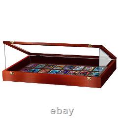 PENNZONI Trade Show Display Case with Acrylic Side Guards Cherry