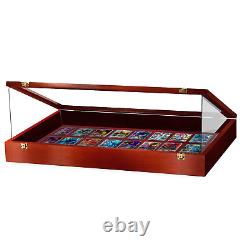 PENNZONI Trade Show Display Case with Acrylic Side Guards Cherry