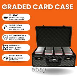 PREZA Graded Card Storage Box Premium Carbon Fiber Trading Card Case (X-Large)