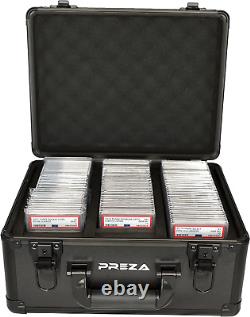 PREZA Graded Card Storage Box Premium Sports Card Display Case for Graded