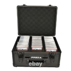 PREZA Graded Card Storage Box Premium Sports Card Display Case for Graded S