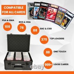 PREZA Graded Card Storage Box Premium Sports Card Display Case for Graded S