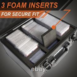 PREZA Graded Card Storage Box Premium Sports Card Display Case for Graded S