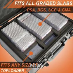 PREZA Graded Card Storage Box Premium Sports Card Display Case for Graded S