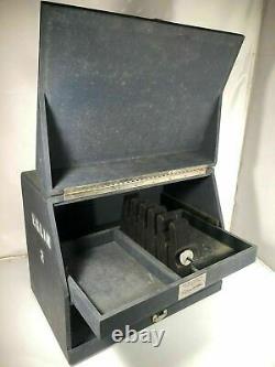 Pachmayr Gun Works Super Deluxe Case 5 Pistol Display Storage Box w Key Made USA