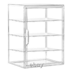 Pastry Case Clear Display Case Bread Storage Box 4 Layers Airtight