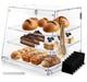 Pastry Display Case, Bakery Display Case 3 Tier Acrylic Clear Bread Storage