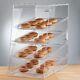 Pastry Self Serve Display Case 4 Tray Bakery Deli Convenience Store Candy Movie