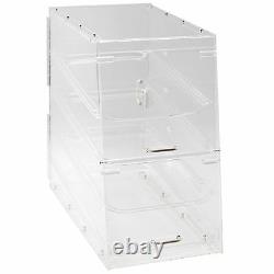 Pastry Self Serve Display Case 4 Tray Bakery Deli Convenience Store Candy Movie