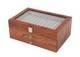 Pen Display Case Fountain 34+ Luxury Rosewood Organizer Storage Drawer Wood Box