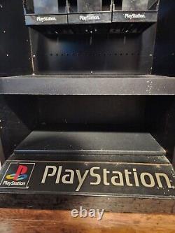 Playstation Display Cabinet Case RARE Store Display PS1 Official Authentic