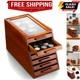 Pocket Knife Display Case Glass Top Display Case Holder Tool Storage Cabinet
