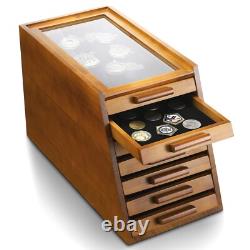 Pocket Knife Display Case Glass Top Display Case Holder Tool Storage Cabinet