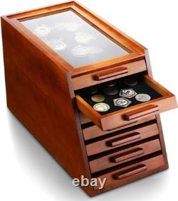 Pocket Knife Display Case Glass Top Display Case Holder Tool Storage Cabinet