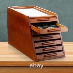 Pocket Knife Display Case Glass Top Display Case Holder Tool Storage Cabinet