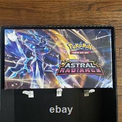 Pokemon Astral Radiance In-Store Retail Empty Display Case With Pegs