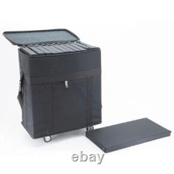 Portable Trolley Eyeglasses Display Case Oxford Fabric Storage Organizer Cabine