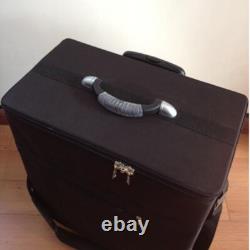 Portable Trolley Eyeglasses Display Case Oxford Fabric Storage Organizer Cabine