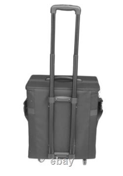 Portable Trolley Eyeglasses Display Case Oxford Fabric Storage Organizer Cabine