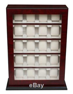 Quality Watch Jewelry Display Storage Holder Case Glass Box Organizer Gift r
