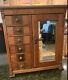 Rare Antique Belding Brothers & Company Silk Thread/ribbon General Store Cabinet