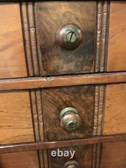 RARE Antique Belding Brothers & Company Silk Thread/Ribbon General Store Cabinet