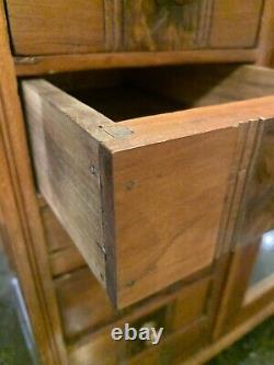 RARE Antique Belding Brothers & Company Silk Thread/Ribbon General Store Cabinet