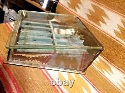 RARE EVER READY RAZOR SHAVING BRUSH STORE COUNTER BRUSHES DISPLAY CASE Ca 1910