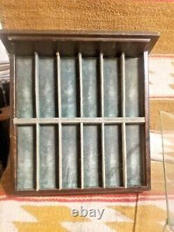 RARE EVER READY RAZOR SHAVING BRUSH STORE COUNTER BRUSHES DISPLAY CASE Ca 1910