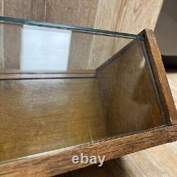 RARE Sealpackerchief General Store Handkerchief Oak And Glass Display Case