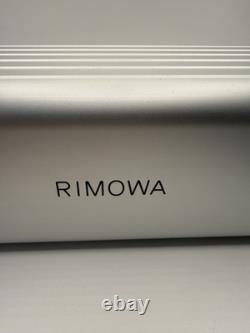 RIMOWA Anodized Aluminum Watch Case Display Box Luxury Travel Storage Triple