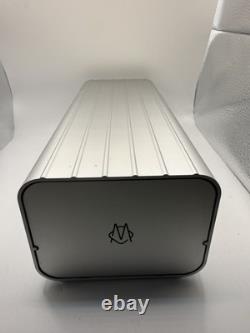 RIMOWA Anodized Aluminum Watch Case Display Box Luxury Travel Storage Triple