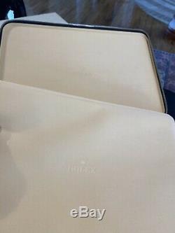 ROLEX Leather Watch Carry Case 12 Watch Display Storage Box Unused VERY RARE