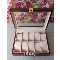 ROLEX Wrist Watch Storage Case of 10 Watch Collection Box For Display At Store