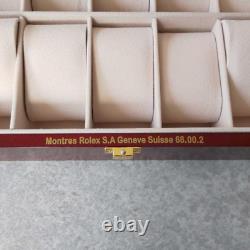 ROLEX Wrist Watch Storage Case of 10 Watch Collection Box For Display At Store