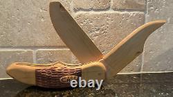 Rare CASE Knife Store Display Wooden Hand-Carved Case Knife Display