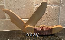 Rare CASE Knife Store Display Wooden Hand-Carved Case Knife Display