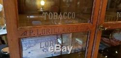 Rare & Fantastic 1883 Lorillard Store Tobacco Cabinet