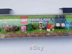 Rare Lego Minecraft Minifig Store Display Case Free Shipping