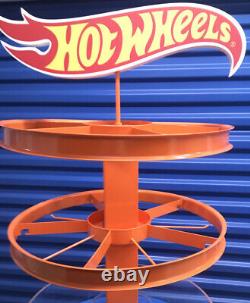 Rare Official Hot Wheels Toy Car Store Display Rack Stand 7 foot tall steel