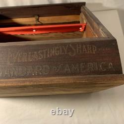 Rare Schrade Pocket Knives Store Display Case