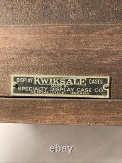 Rare Schrade Pocket Knives Store Display Case